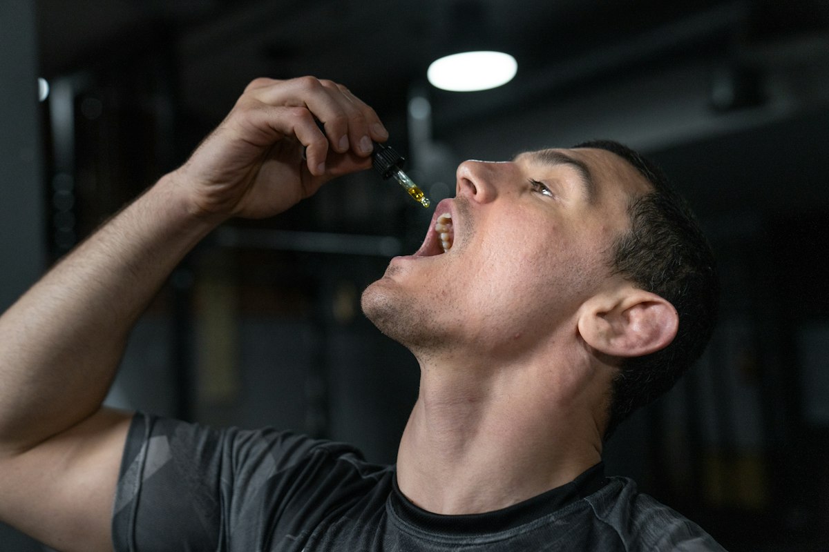Active men training